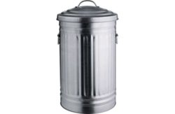 Habitat Alto 52 Litre Galvanised Bin.